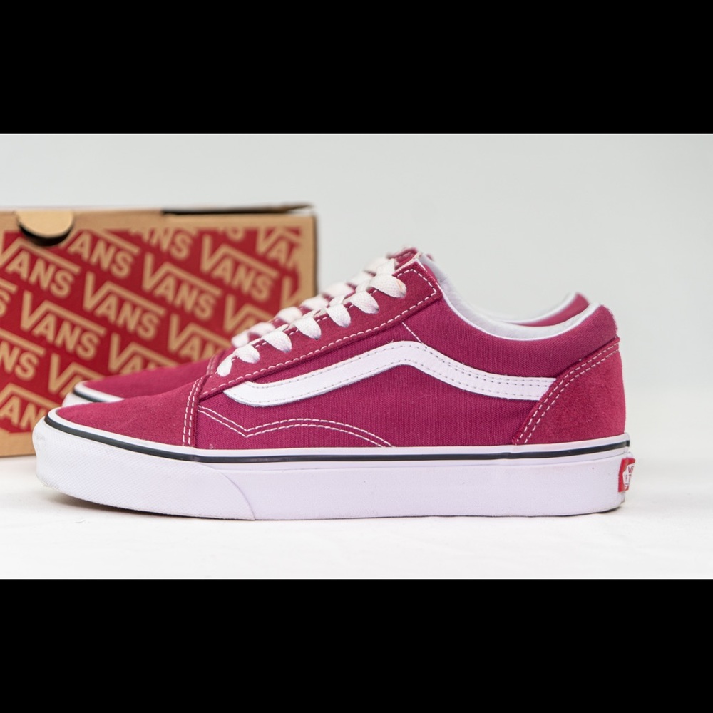 Vans Old Skool Skate Shoe Dry Rose/True White UNI